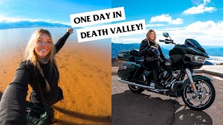 Solo Motorcycle Trip to DEATH VALLEY! (Dante&#39;s View, Lake Manly, Beatty, and more!)