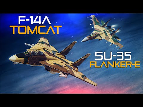 Iranian F-14A Tomcat Vs SU-35 Flanker-E DOGFIGHT | Persian Gulf|  Digital Combat Simulator | DCS |