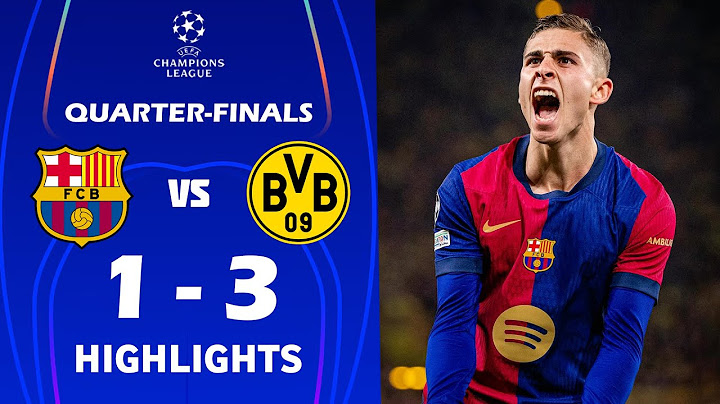FC Barcelone vs Borussia Dortmund 1-3 | RÉSUMÉ | Ligue des champions 2024/25