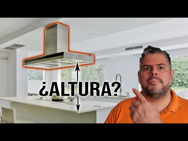 A que altura instalo la Campana de Cocina con Isla? - Diseño de Cocinas  Modernas 