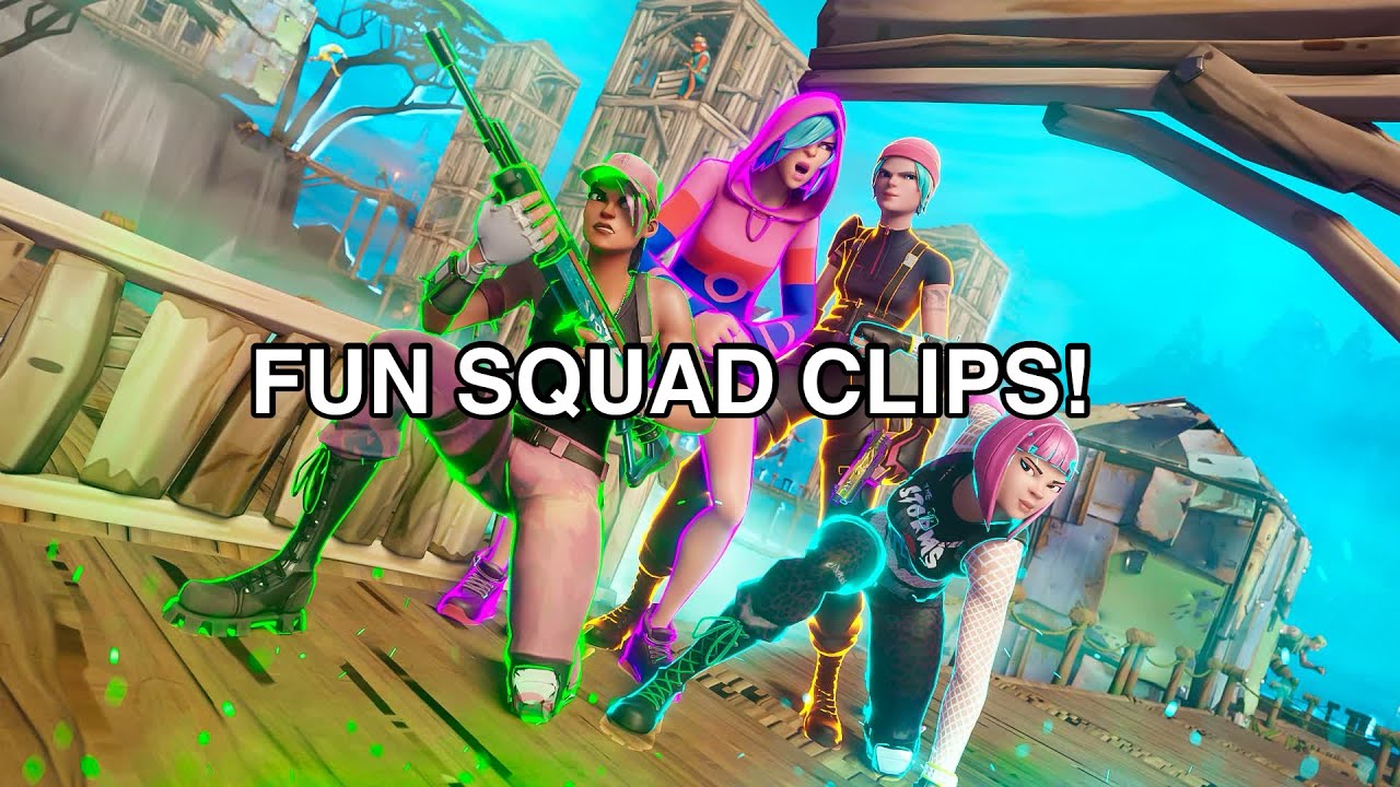 FORTNITE SQUAD FUN! - YouTube