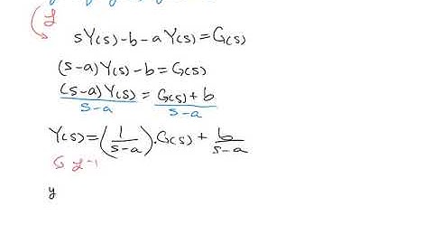 Integral Solution of IVP with Convolution