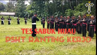 Tes Kenaikan Sabuk PSHT Ranting Kerjo Cabang Karanganyar