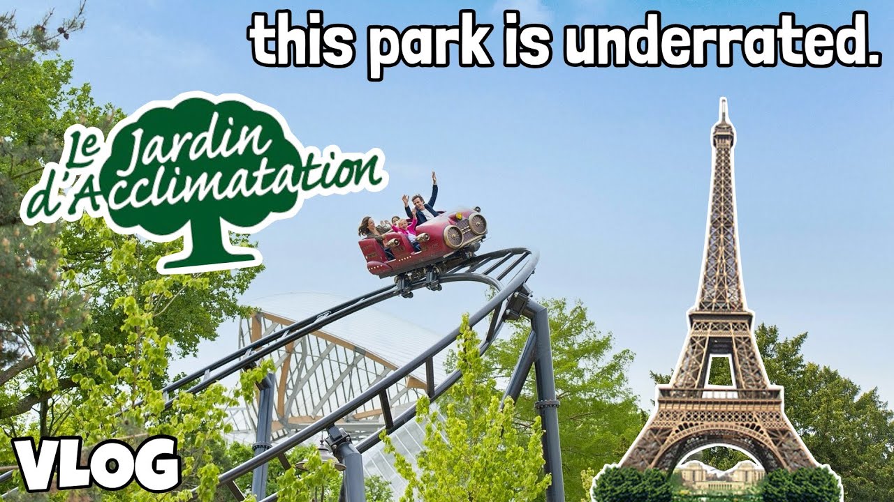 Paris’ HIDDEN GEM Theme Park! Jardin d'Acclimatation - Paris, France | VLOG [2024]