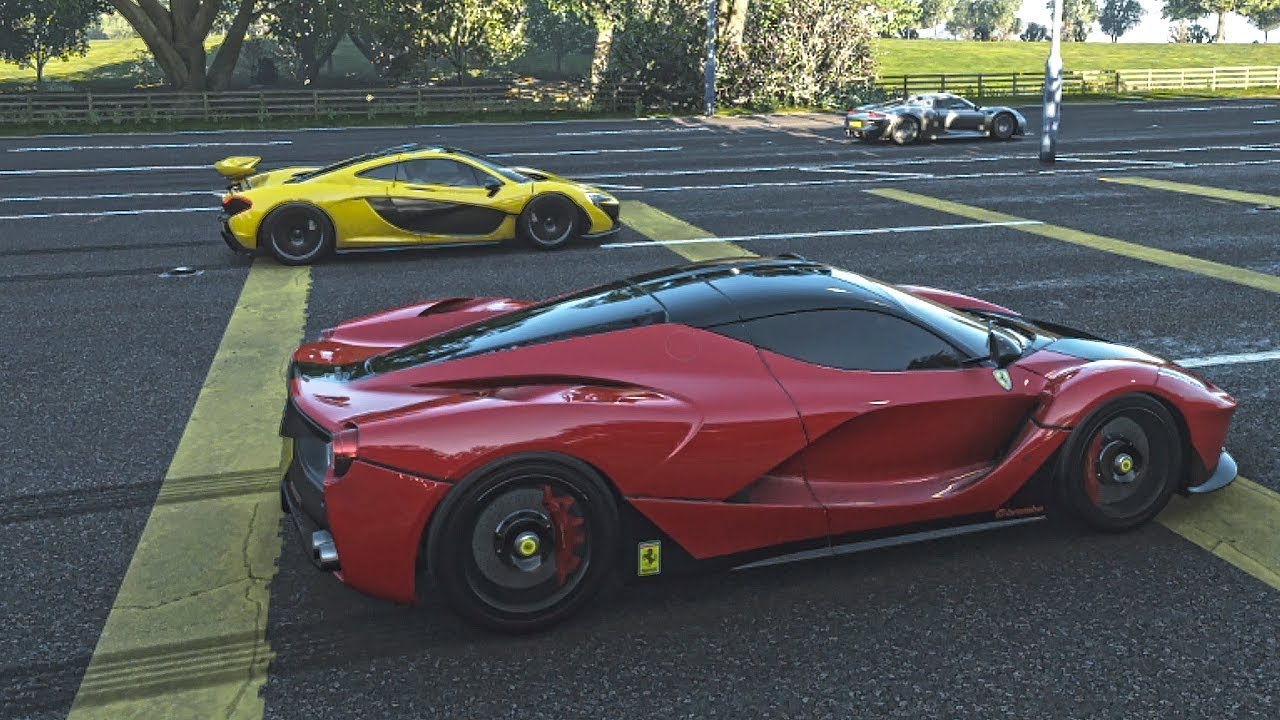 forza horizon 2 Forza Horizon 4 Drag Race Ferrari Laferrari vs Porsche 918 Spyder vs Maclaren P1 | Racer V8
