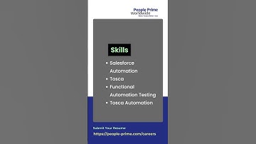 Salesforce Jobs: Salesforce Automation + Tosca Expert Wanted! || People Prime Salesforce Jobs | 💻💻