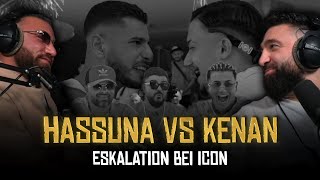 REACTION AUF ICON 🔥 HASSUNA VS KENAN 🎤 | SINAN-G STREAM HIGHLIGHTS
