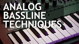Techno Sound Design / 3 Analog Synth Bassline Techniques