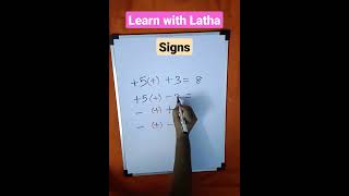 Maths tricks | Signs | kids