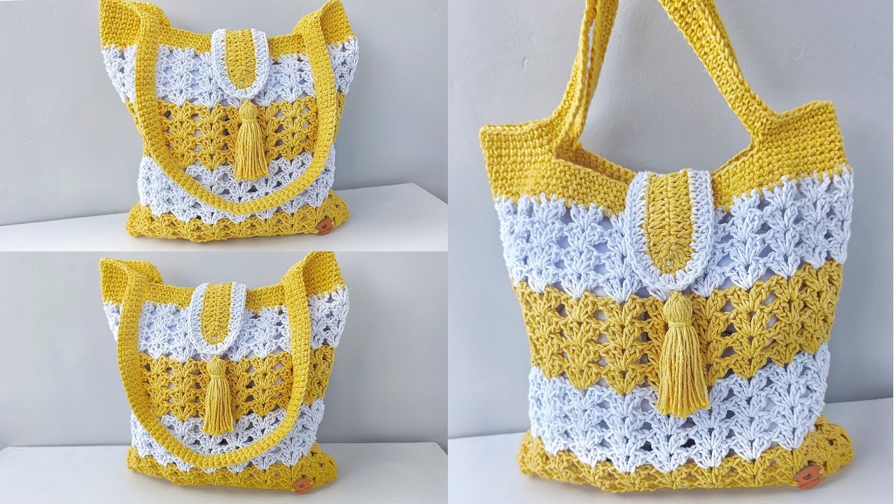 Bolsa de crochê Encanto🧶/Fácil de fazer/Passo a passo completo 🧶
