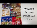 What food to bring on a multiday hike