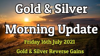 Friday Morning Gold & Silver Update – Gold & Silver Reverse Gains