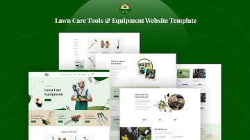 GreenShine Webflow eCommerce Template | Lawn Care Tools & Equipment website Template Review 2023