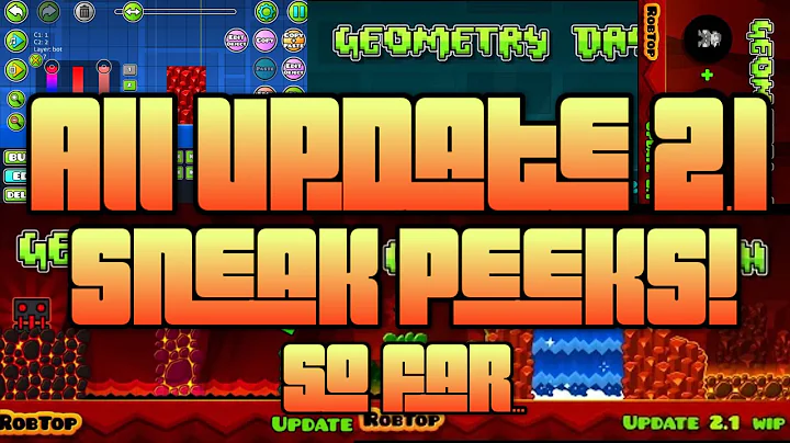 Geometry Dash | ALL 2.1 Sneak Peeks So Far!