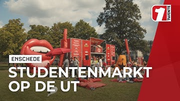 Nieuwe studenten UT melden zich in Enschede voor de Kick-In