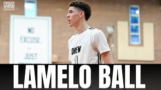 LaMelo Ball THROWS DOWN Alley-Oop Slam Dunk \& Drops 31 Points in INTENSE Drew League Loss