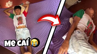 Mi hijo se cae de la hamaca por no obedecer 🤣 | Roberth Cevallos