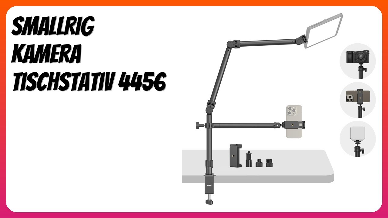 BEWERTUNG (2026): SMALLRIG Kamera Tischstativ 4456. Infos