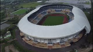 PROGRES PEMBANGUNAN AREA GBLA || HALAMAN PARKIRAN GERBANG BIRU MULAI RAPIH