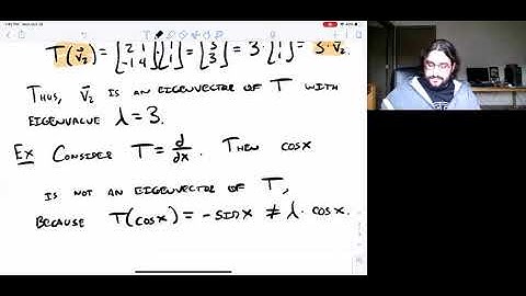 Linear Algebra: Definition of Eigenvector and Eigenvalue