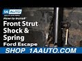 How to Replace Front Strut Assembly 2001-12 Ford Escape