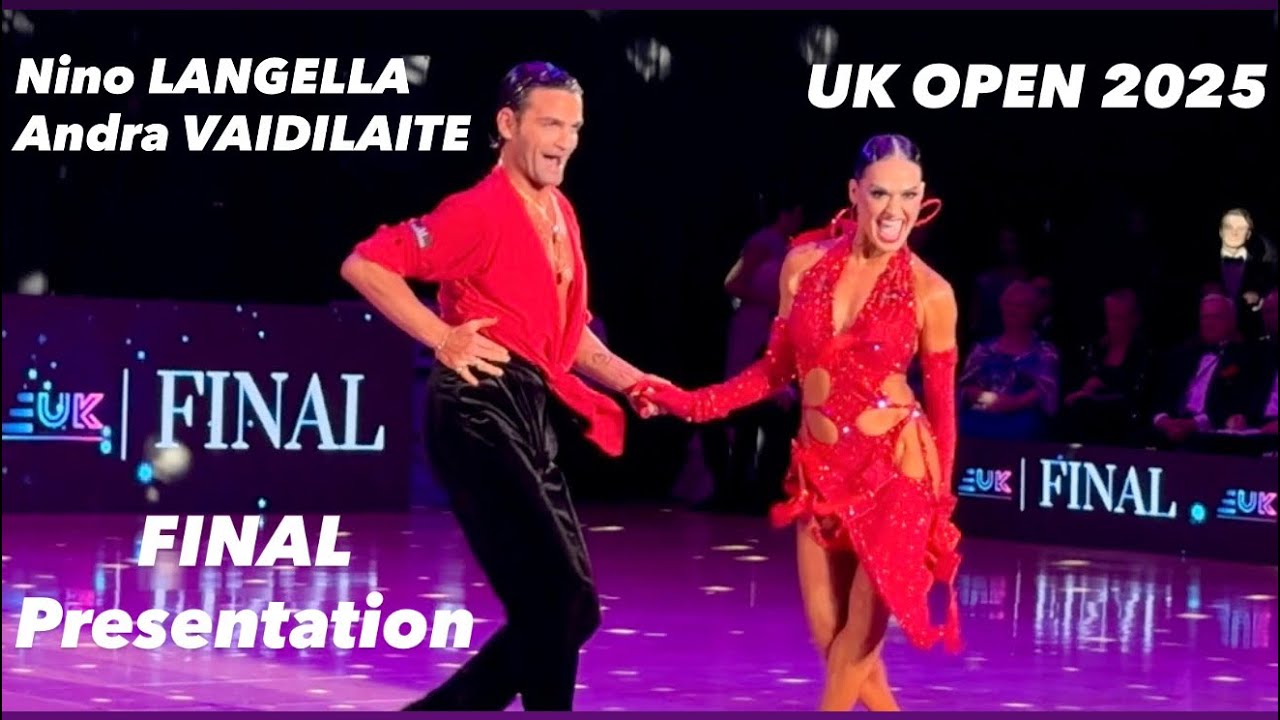 🥇 Nino Langella - Andra Vaidilaite | UK OPEN 2026 | Final Presentation | Professional Latin 