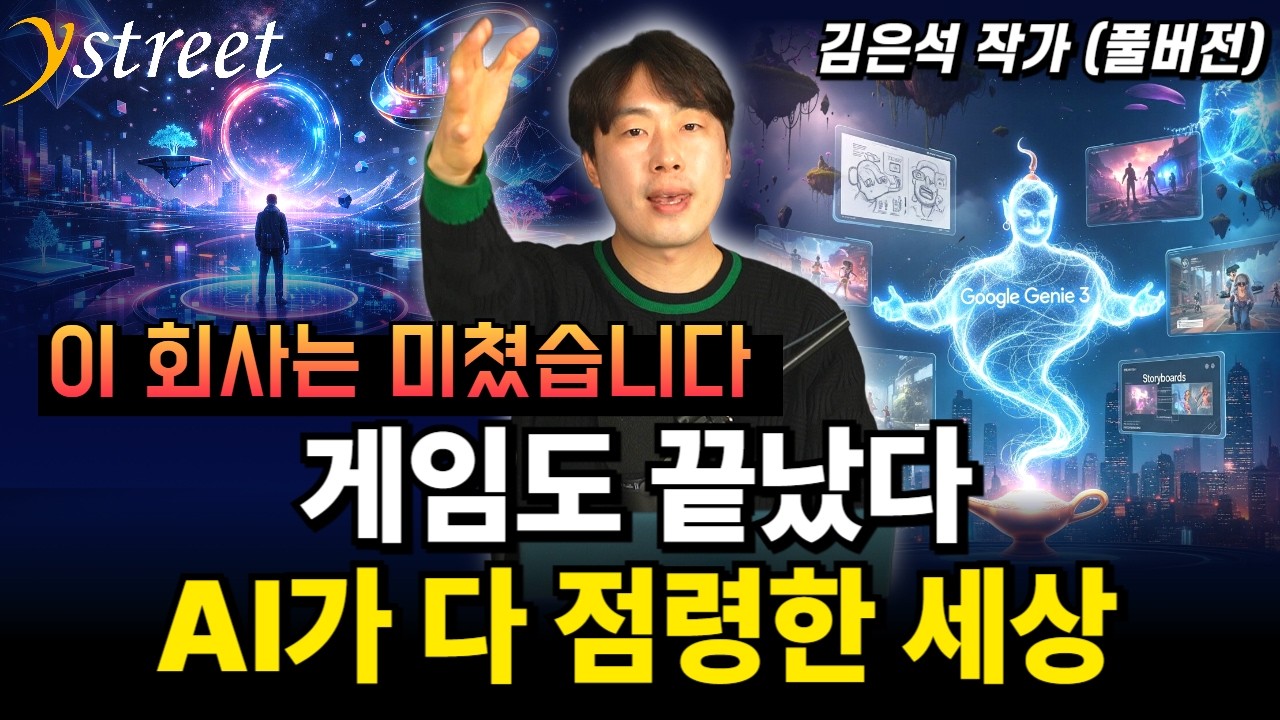 이 회사 미쳤다! 게임도 끝났다! AI가 다 점령한 세상 / 김은석 작가 (풀버전)