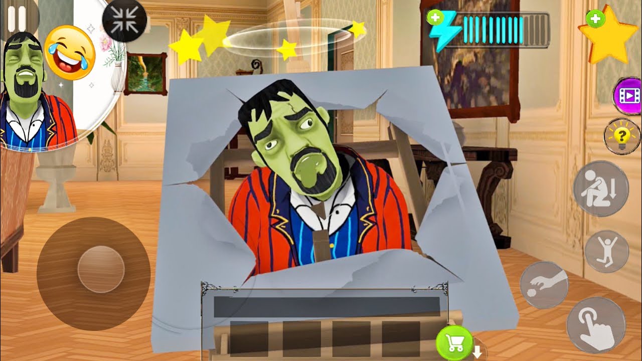 Scary Stranger 3D New Levels New Update Painting Hanging Funny Gameplay