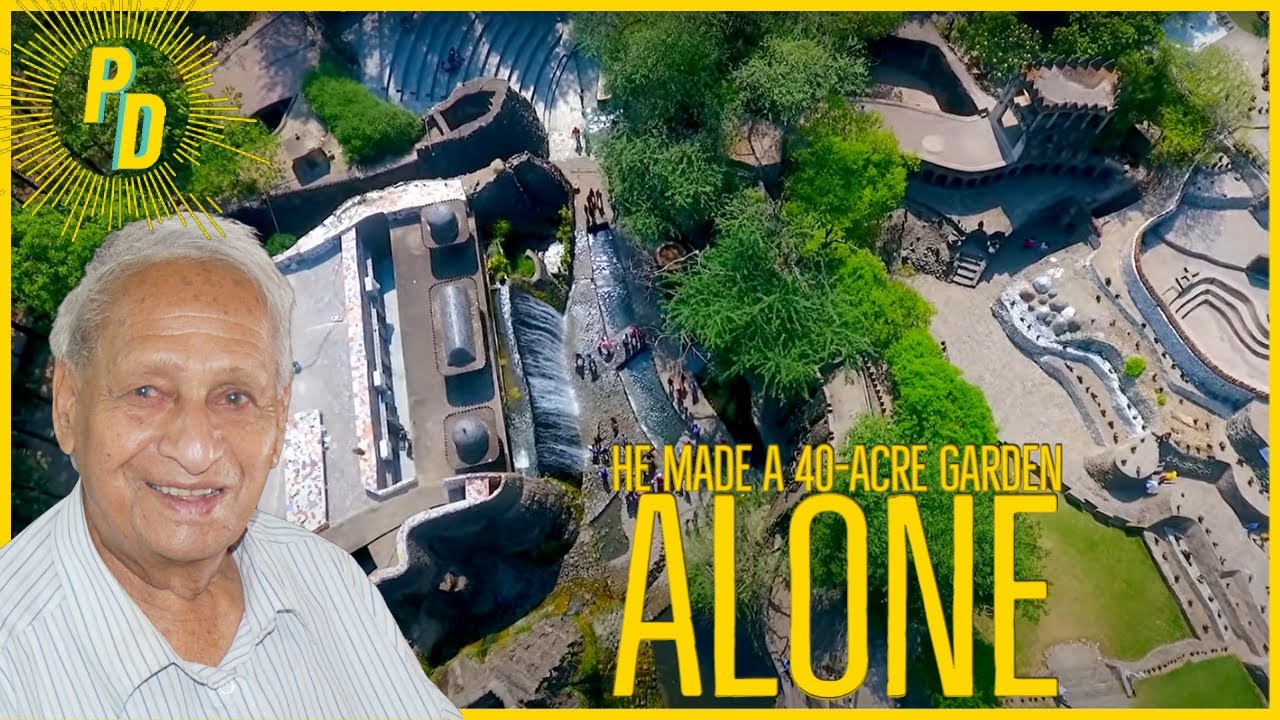 Rock Garden Chandigarh English | Nek Chand made a 40 acre garden all by himself