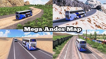 Mega Andes Map Mod Peru - ETS2 1.36 to 1.40