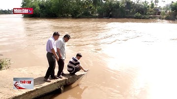 Mực nước về đồng bằng sông Cửu Long giảm