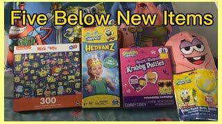 Five Below New Spongebob Items by Spongy Collector 136 views 1 year ago 5 minutes, 34 seconds