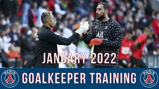 Gianluigi Donnarumma & Keylor Navas | PSG: Goalkeeper Training | January 2022