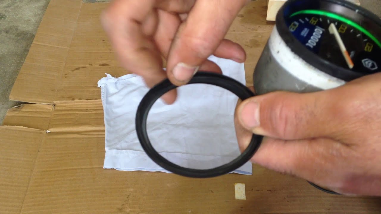 Contachilometri vespa Px restauro montaggio kit vetro plexiglass nuovo