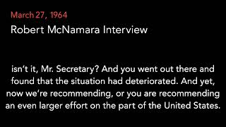 Mar. 27, 1964 | Interview with Defense Secretary Robert McNamara