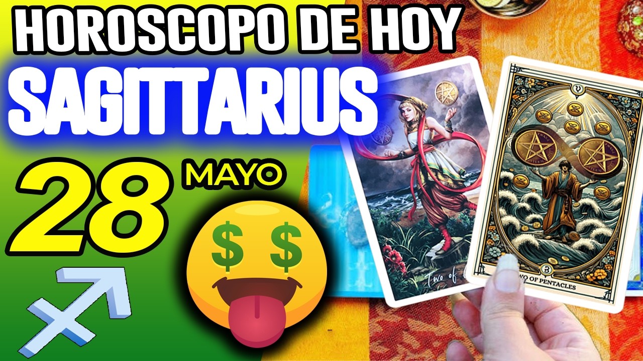 SAGITARIO ♐💸TE LLEGA UNA IMPORTANTE SUMA DE DINERO🤑 Horóscopo De Hoy 28 ...