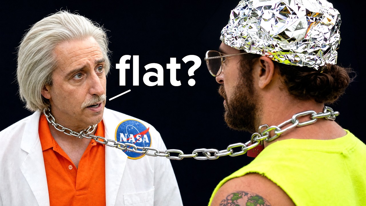I Trapped a NASA Scientist and a Flat Earther for 24 Hours (Full Movie)
