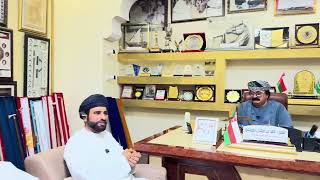 رئيس فريق الشعب وسعيد المعمري نائب رئيس مجلس إدارة الاتحاد العُماني للهوكيوزميلهم يزورون الشيخ احمد