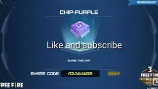 All Chips Code Free Fire Blue Chips Code Purple Chips Orange And Green Chips Code All Cod