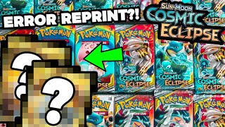 COSMIC ECLIPSE ERROR REPRINT BOOSTER PACKS OPENING!