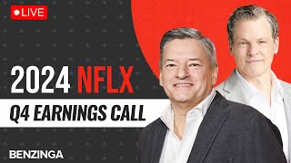 🔴 WATCH LIVE: Netflix Q4 2024 Earnings Call | $NFLX Netflix Q4 2024 Earnings Interview