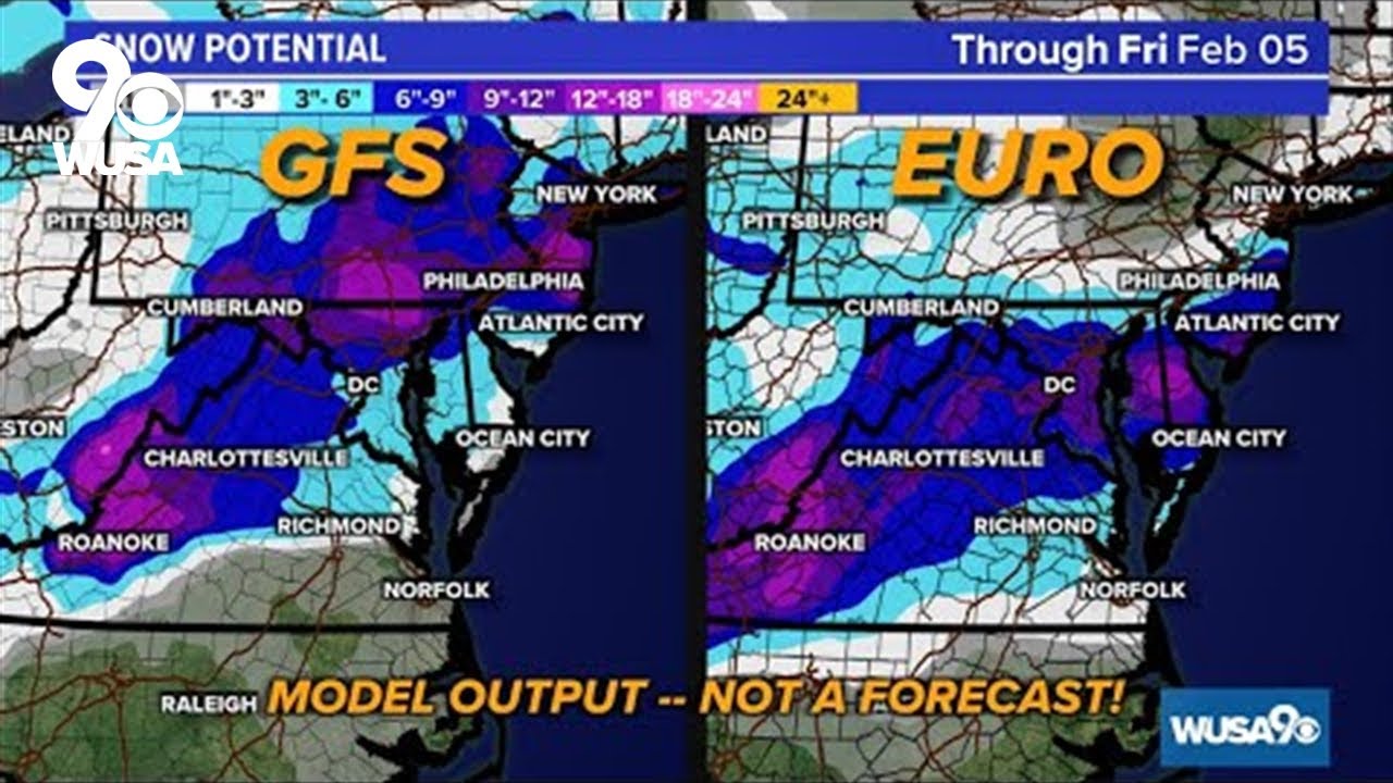 Winter Storm Watch: Snow update, latest projections for DMV winter ...