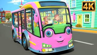 wheels bus kids educational kids video