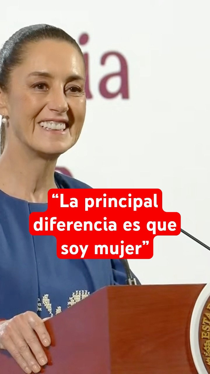 Sheinbaum resalta sus diferencias con gobiernos anteriores tras cumplir 100 días gobernando #shorts