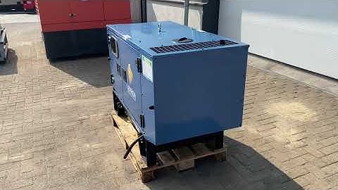 SDMO T6KM Mitsubishi 6 kVA Silent generatorset stocknr 4198
