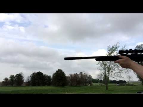 Bowers USS 22LR Firearm Suppressor silencer on a savage .22lr fv-sr demo review