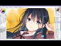 女の子描いてみた【イラストメイキング】
