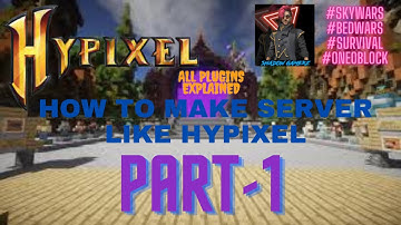 How To make server like hypixel with aternos in hindi [all pulgins added PART-1