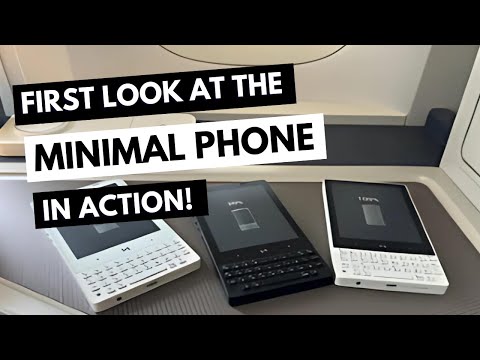 【新品未開封】Minimal Phone Pebble Minimal Phone in Action! | Reacting to the Minimal Phone Company's