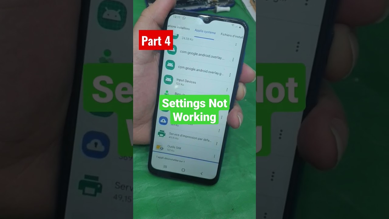 Samsung Galaxy A03 Core Settings Not Working Part 4 